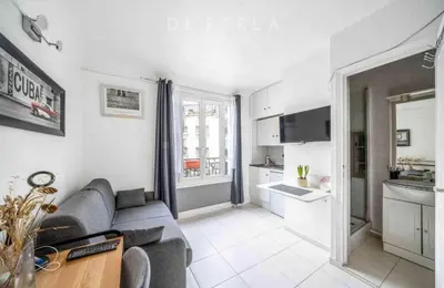 Cuisine ou kitchenette dans l'établissement Studio cosy