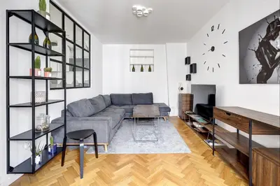 Coin salon dans l'établissement Suite Thouars - Havre de paix au cœur de Paris