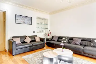 Coin salon dans l'établissement Confort parisien pour 6 - Grands Boulevards