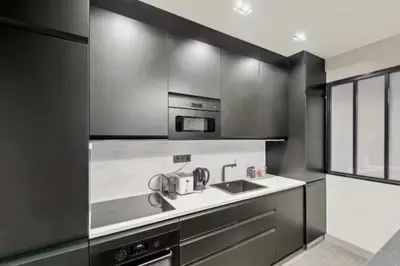 Cuisine ou kitchenette dans l'établissement Elegant flat - 2BR-6P