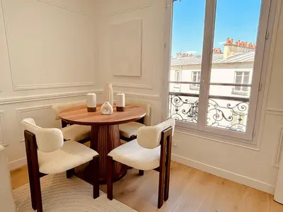 Balcon ou terrasse dans l'établissement Le Penthouse Bourdonnais L