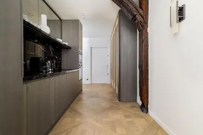 Cuisine ou kitchenette dans l'établissement Oniri - Serviced Apartment in Saint Germain des Prés - Rue de Verneuil