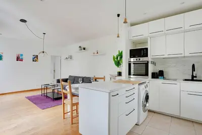 Plan de l'établissement Bright Apartment 1BR 2P – St Ouen