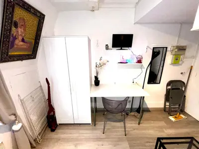 Cuisine ou kitchenette dans l'établissement Stay in Montmartre