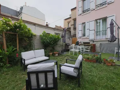 Jardin de l'établissement House with garden 4BR 10P near Paris