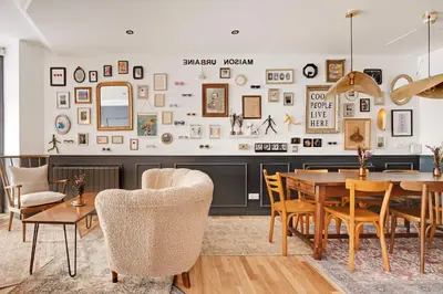 Coin salon dans l'établissement Maison Urbaine