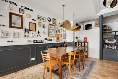 Cuisine ou kitchenette dans l'établissement Maison Urbaine