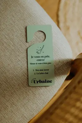 Certificat, récompense, panneau ou autre document affiché dans l'établissement Maison Urbaine