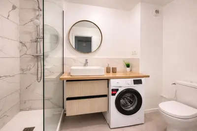 Salle de bains dans l'établissement Elegant Studio au 15eme