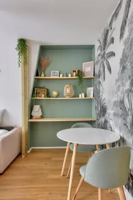 Coin salon dans l'établissement Studio Chic & Bohème aux Portes de Paris