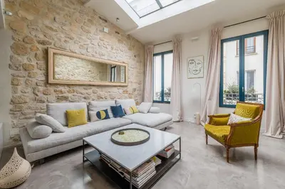 Coin salon dans l'établissement AV Experiences - Maison Belleville Luxury