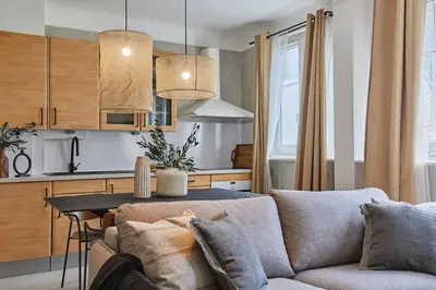 Cuisine ou kitchenette dans l'établissement Haria - 1 chambre à Pasteur