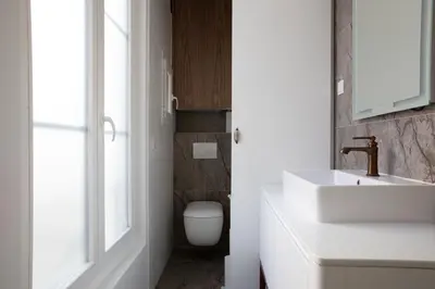 Salle de bains dans l'établissement Souvenir