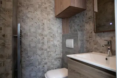 Salle de bains dans l'établissement Souvenir
