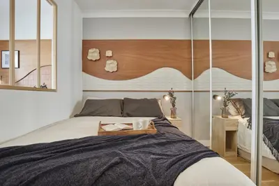Un ou plusieurs lits dans un hébergement de l'établissement Walin - 1 chambre à Catignolles-Cardinet