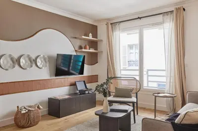 Télévision ou salle de divertissement dans l'établissement Walin - 1 chambre à Catignolles-Cardinet