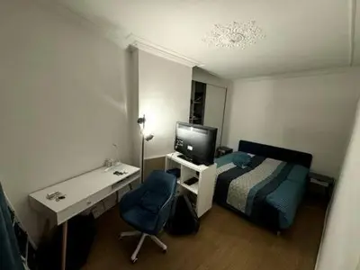 Un ou plusieurs lits dans un hébergement de l'établissement 2 pièces en plein coeur de Montparnasse