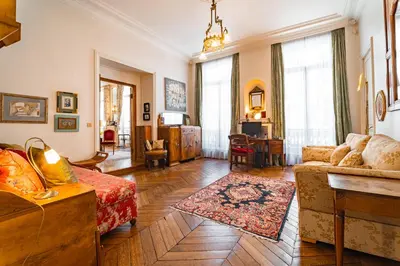 Coin salon dans l'établissement Victor Hugo - Charmante Villa de Luxe