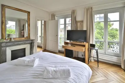 Un ou plusieurs lits dans un hébergement de l'établissement Appartement Cosy Corner - Welkeys