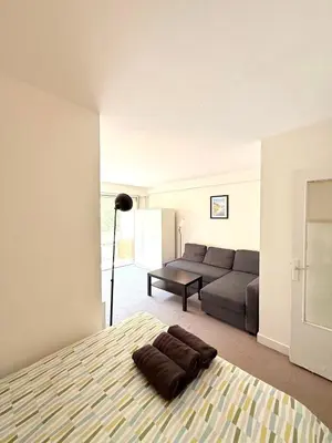 Coin salon dans l'établissement Appartement Brochant Batignolles Paris