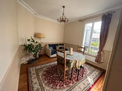 Coin salon dans l'établissement Cosy Appartement