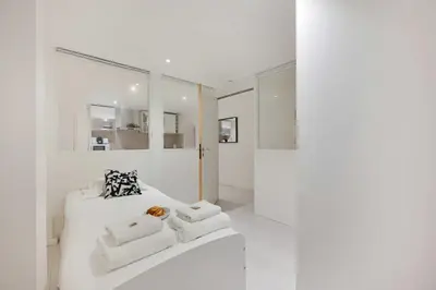 Salle de bains dans l'établissement Spacious apartment-2BR-4P