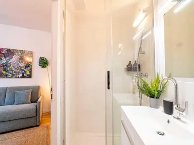 Salle de bains dans l'établissement Cosy Studio 2p Le Marais