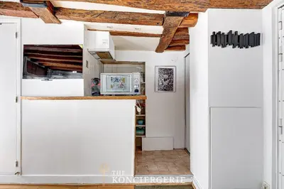Cuisine ou kitchenette dans l'établissement BM - Ecrin urbain dans le Marais
