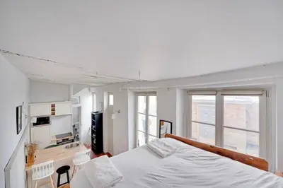 Un ou plusieurs lits dans un hébergement de l'établissement PARIS 5 - Luxury room L029