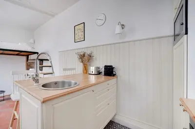 Cuisine ou kitchenette dans l'établissement PARIS 5 - Luxury room L029