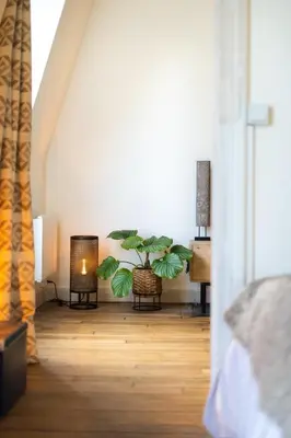 Coin salon dans l'établissement Cocon calme et lumineux proche Montmartre