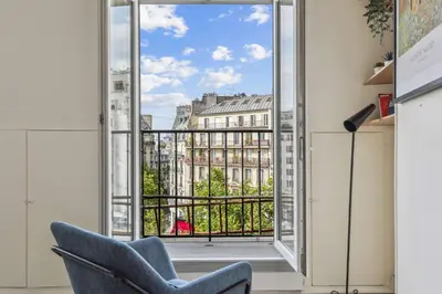 Balcon ou terrasse dans l'établissement Cosy studio - 2 people - Pigalle