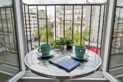 Balcon ou terrasse dans l'établissement Cosy studio - 2 people - Pigalle