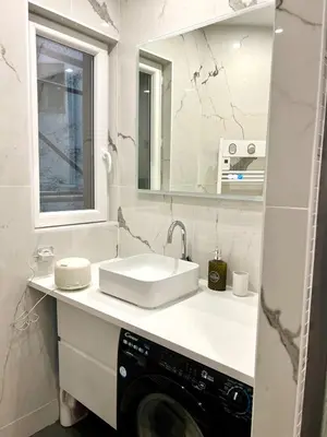 Salle de bains dans l'établissement Exceptional apartment in the heart of Paris