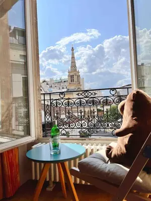 Balcon ou terrasse dans l'établissement Paris Family Tour Eiffel