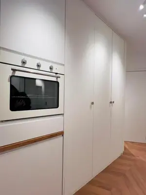 Cuisine ou kitchenette dans l'établissement Cozy Paris Flat near Saint-Germain & Luxembourg Gardens