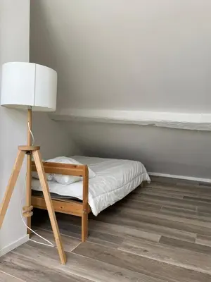 Un ou plusieurs lits dans un hébergement de l'établissement Saint Paul, rue Pavee, studio - ID 1050