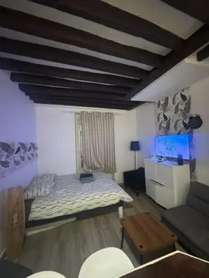 Télévision ou salle de divertissement dans l'établissement Studio Elysée Ponthieu
