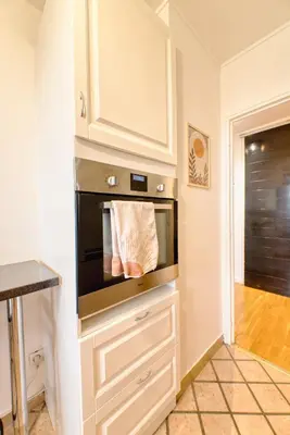 Cuisine ou kitchenette dans l'établissement Apartment with Seine view - 9 people