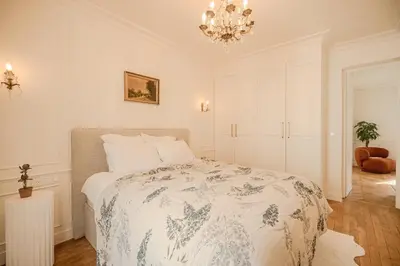 Un ou plusieurs lits dans un hébergement de l'établissement Appartement de la Seine