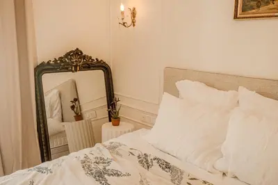 Un ou plusieurs lits dans un hébergement de l'établissement Appartement de la Seine