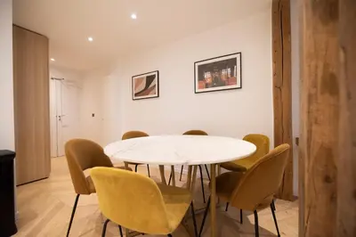 Coin salon dans l'établissement Sweet Home near Place Vendôme
