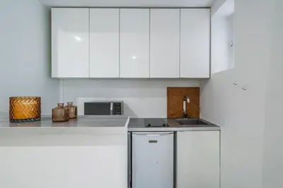 Cuisine ou kitchenette dans l'établissement Studio with terrace #SacréCœur#Montmartre - V