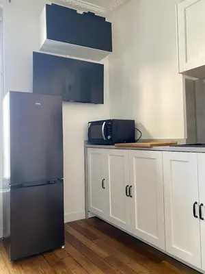 Cuisine ou kitchenette dans l'établissement Equipped studio - Paris, 15th