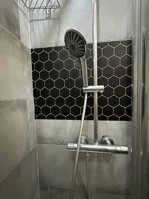 Salle de bains dans l'établissement Porte de Versailles 354 Lecourbe