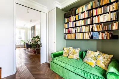 Coin salon dans l'établissement GuestReady - Parisian stay near the Eiffel Tower