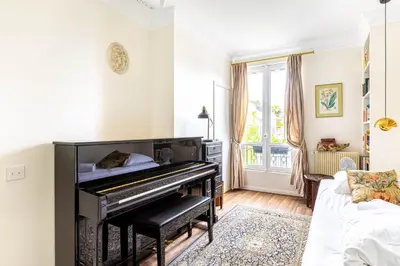 Un ou plusieurs lits dans un hébergement de l'établissement GuestReady - Parisian stay near the Eiffel Tower
