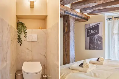 Salle de bains dans l'établissement Amazing apartment in Center of Paris