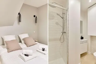Salle de bains dans l'établissement Charming Apartment Center of Paris by Studio Prestige