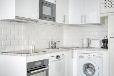 Cuisine ou kitchenette dans l'établissement Lovely duplex 4p - Temple